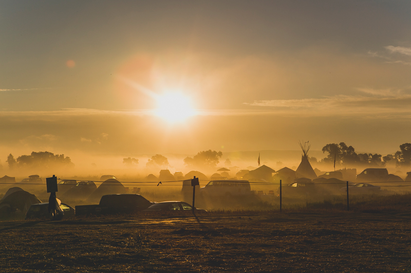 Sunrise at Oceti Sakowin