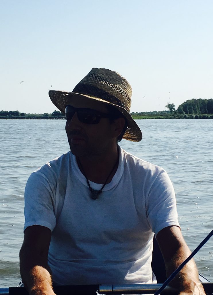 Cristian at the helm