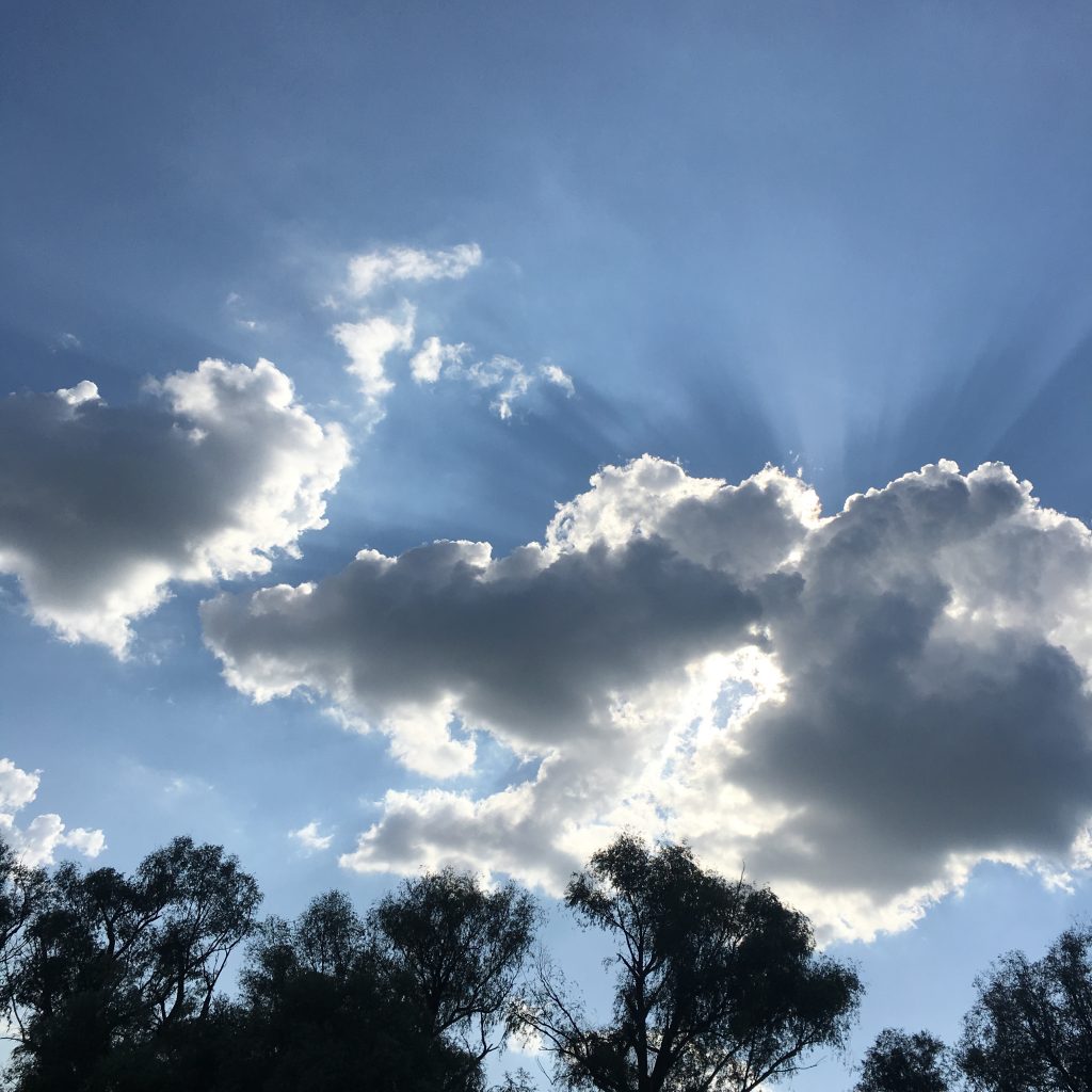 Glory of cloud and sun