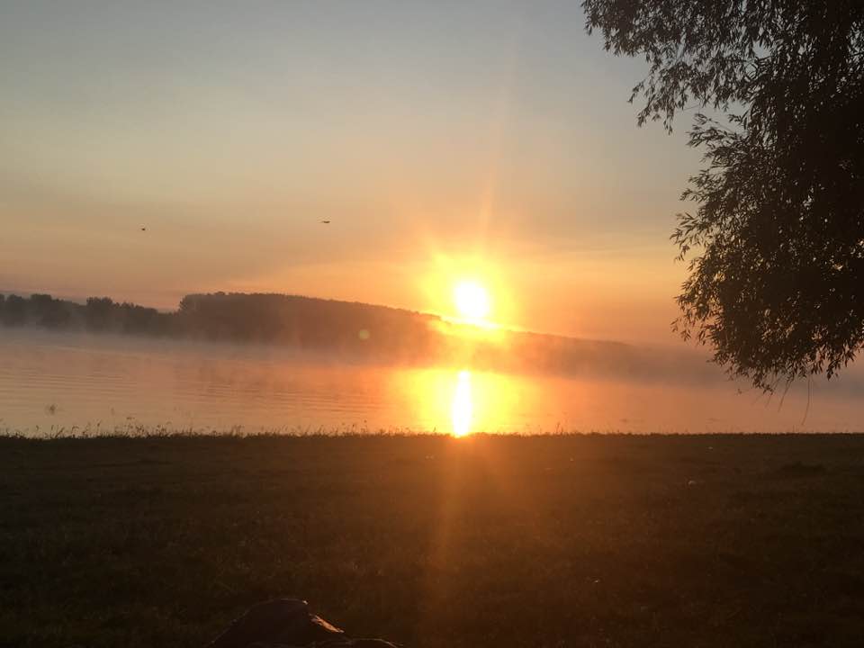 Misty sunrise