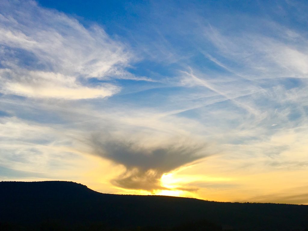 Strange cloud