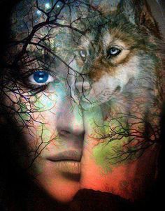 Woman and Wolf