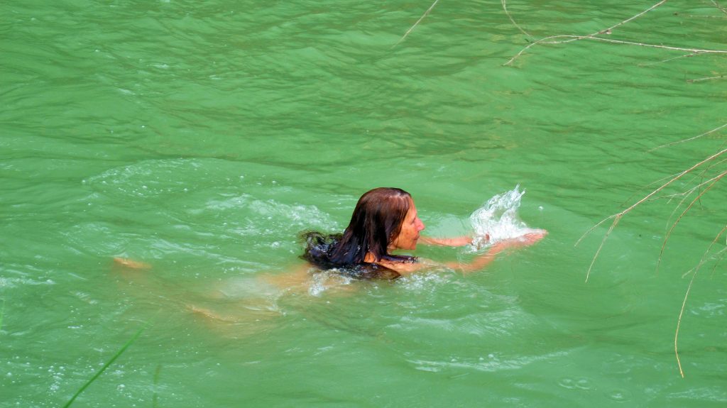 Morning swim Christine